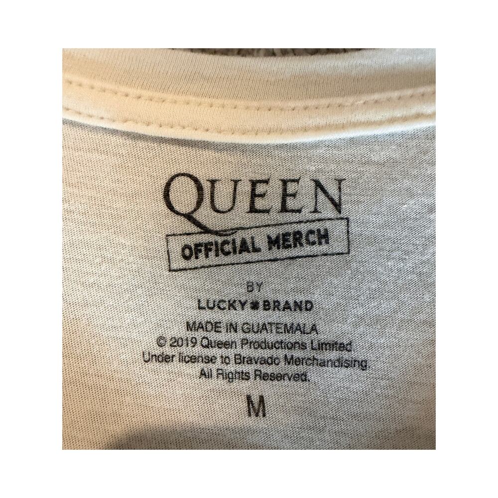 Lucky Brand Queen 'Day At The Races' Iconic Band Tee, Women's Size M - Picture 5 of 6